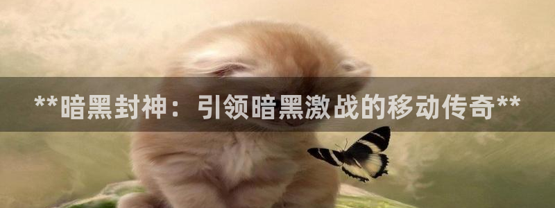 蓝狮图片：**暗黑封神：引领暗黑激战的移动传奇**